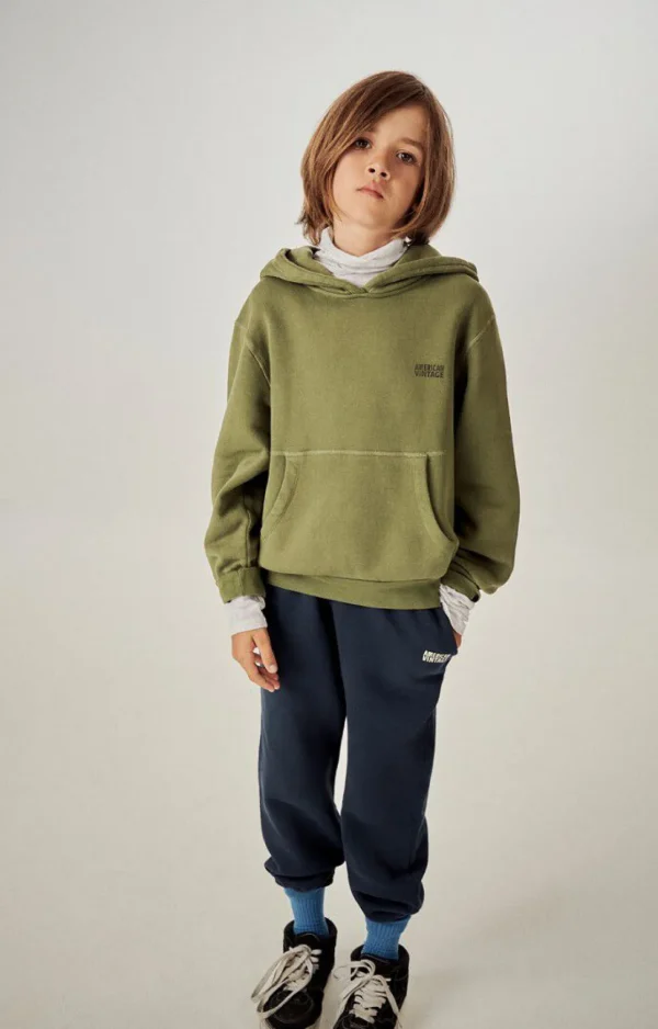 American Vintage Kid'S Hoodie Izubird>Kids Sweatshirts