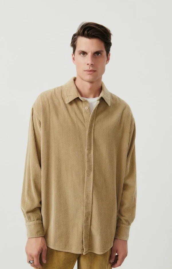 American Vintage Men'S Shirt Padow>Men Basics